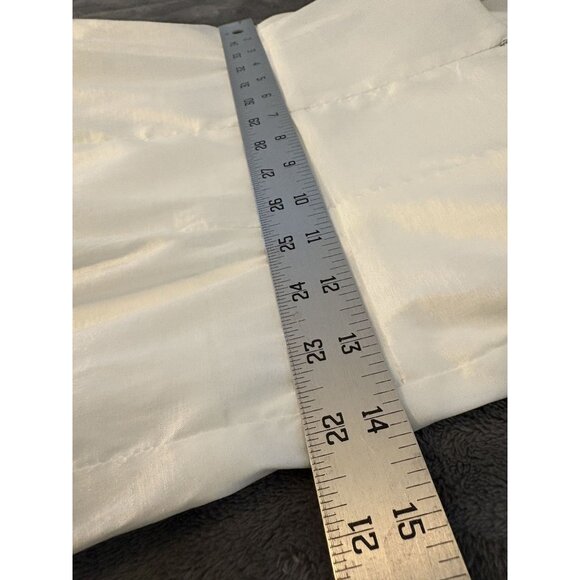 NWT Lulus Womens Bow Front Midi Dress M White Graduation Bachelorette LWD Bridal - Picture 11 of 11